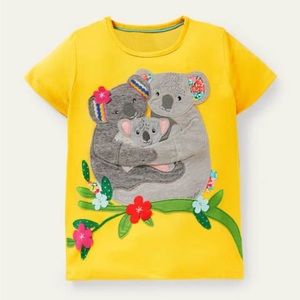 Mini Boden EUC Koala tshirt yellow